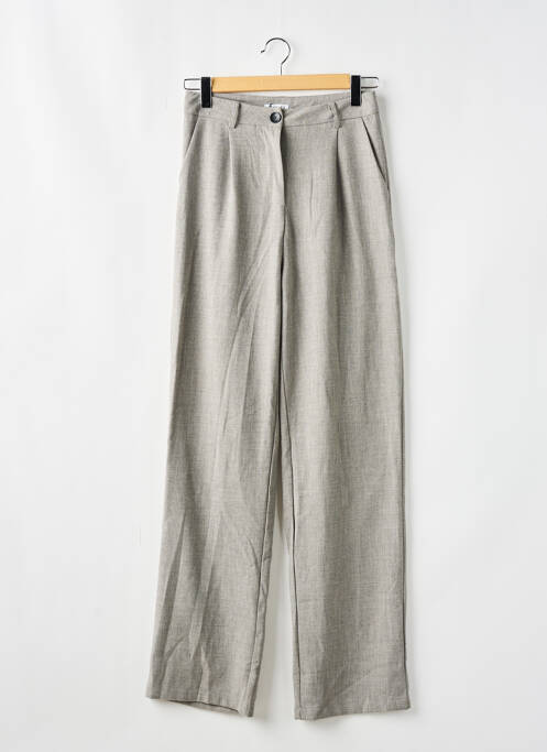 Pantalon droit gris LOAVIES pour femme