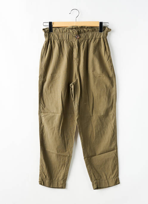 Pantalon droit vert SUD EXPRESS pour femme