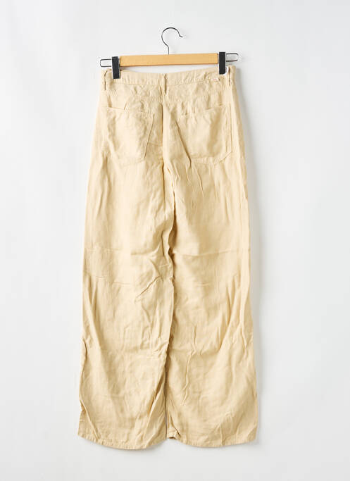 Pantalon large beige REIKO pour femme