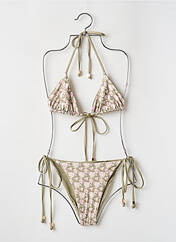 Maillot de bain 2 pièces vert LOUNGE pour femme seconde vue