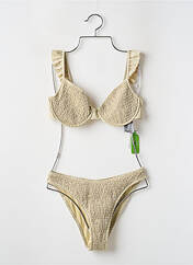 Maillot de bain 2 pièces vert NA-KD pour femme seconde vue