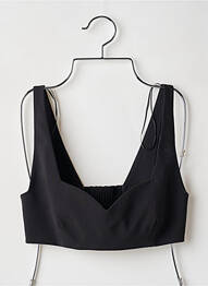 Top stretch sans manche noir ZARA femme