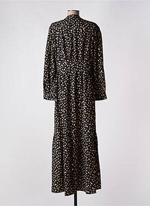 Robe longue manches longues manches longues noir MOLLY BRACKEN femme