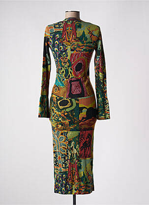 Gilet manches longues stretch vert DESIGUAL femme