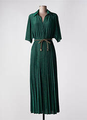 Robe longue vert DIXIE pour femme seconde vue