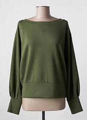 Sweat-shirt vert SCOTCH & SODA pour femme seconde vue