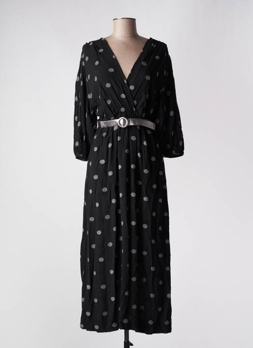 Robe longue noir DIXIE pour femme