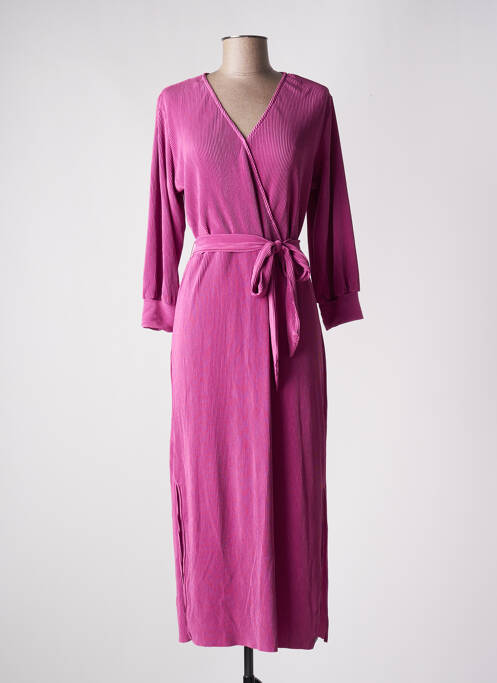 Robe longue rose GARCIA pour femme