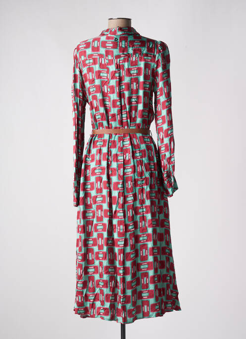 Robe longue vert DIXIE pour femme