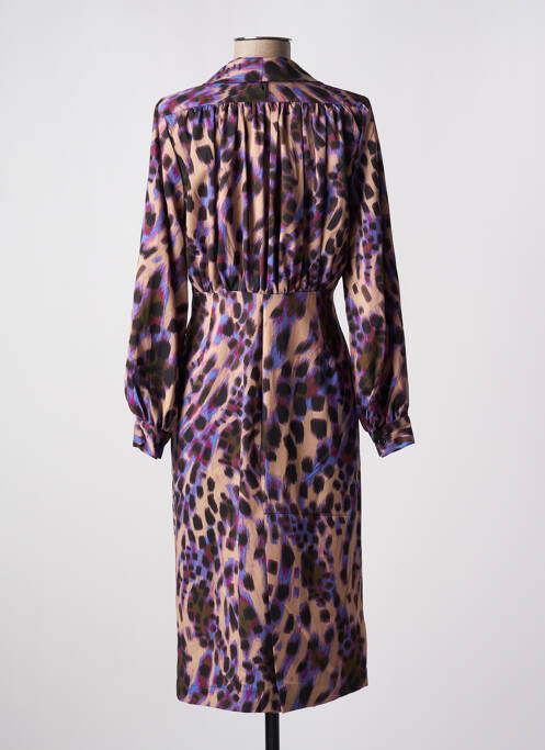 Robe mi-longue beige DIXIE pour femme