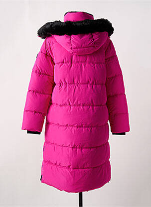 Doudoune poches a capuche rose DESIGUAL femme