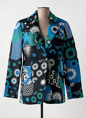Blazer poches bleu DESIGUAL femme