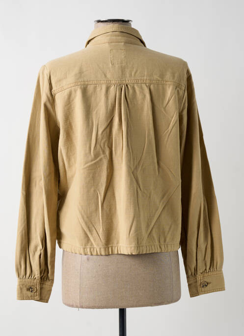 Veste casual coupe droite beige GARCIA femme