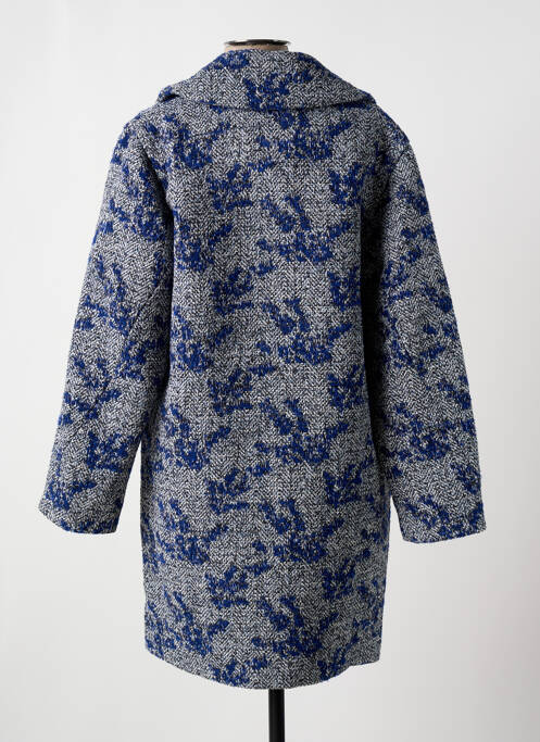 Manteau long bleu DESIGUAL pour femme