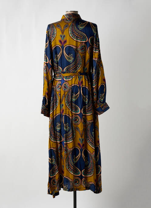 Robe longue bleu DIXIE pour femme