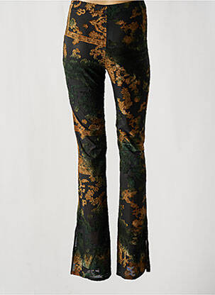 Pantalon slim taille élastique noir DESIGUAL femme