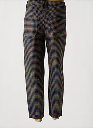 Pantalon 7/8 fermeture zippée sous rabat boutonné bleu FREEMAN T.PORTER femme
