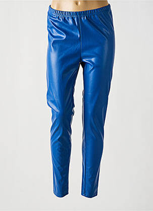 Pantalon slim taille élastique bleu LILI SIDONIO femme