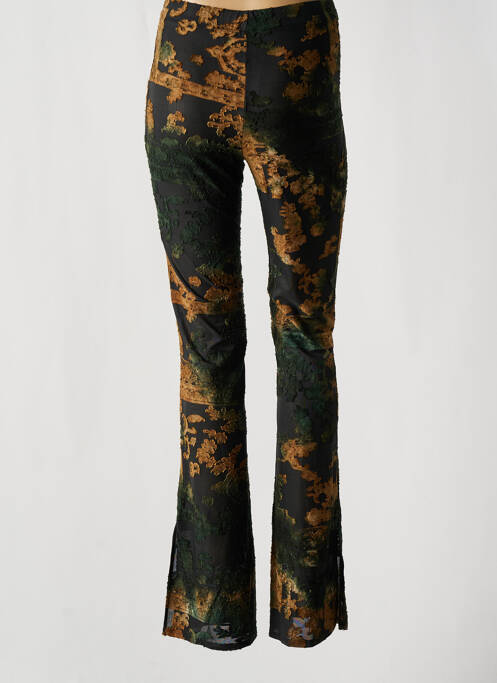 Pantalon slim taille élastique noir DESIGUAL femme