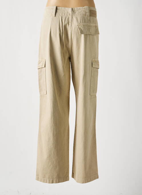 Pantalon cargo beige DESIGUAL pour femme
