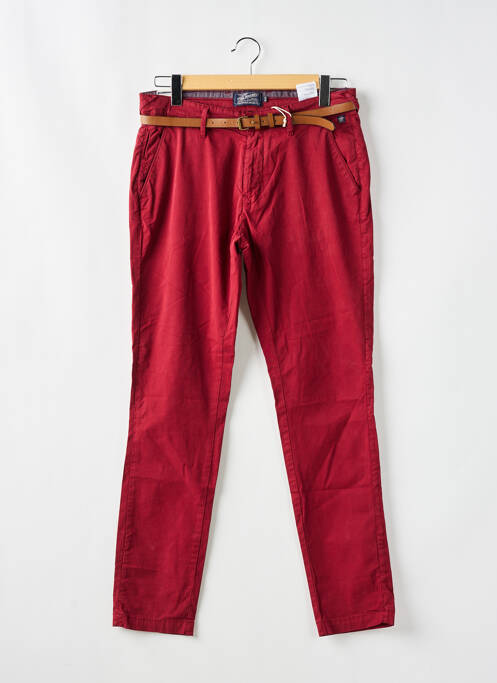 Pantalon chino rouge PETROL INDUSTRIES pour homme