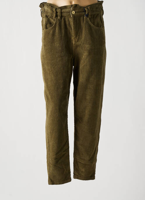 Pantalon slim vert FREEMAN T.PORTER pour femme