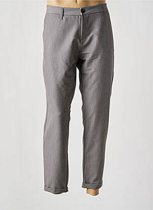 Pantalon chino tissage chiné taille normale gris IMPERIAL homme