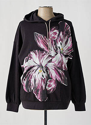 Sweat-shirt à capuche tissage jersey manches longues noir SCOTCH & SODA homme