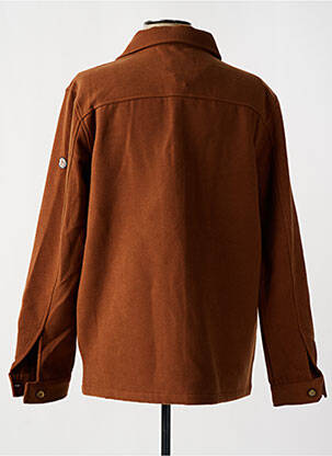 Veste casual fermeture boutonnée sur le devant marron BENSON & CHERRY homme