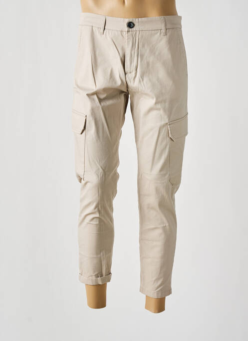 Pantalon cargo tissage popeline taille normale beige IMPERIAL femme