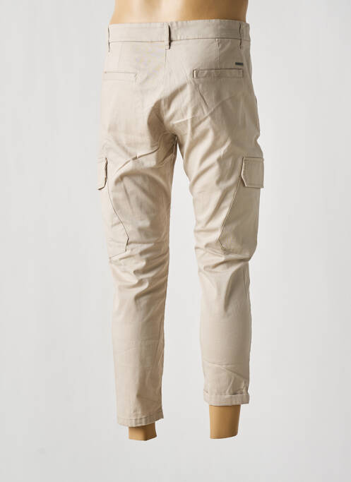 Pantalon cargo tissage popeline taille normale beige IMPERIAL femme