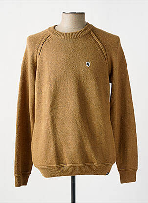 Pull stretch manches longues marron GARCIA homme