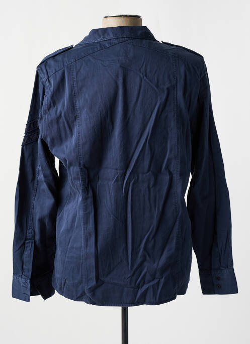 Chemise manches longues bleu FREEMAN T.PORTER pour homme