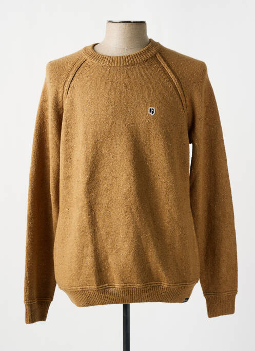 Pull stretch manches longues marron GARCIA homme