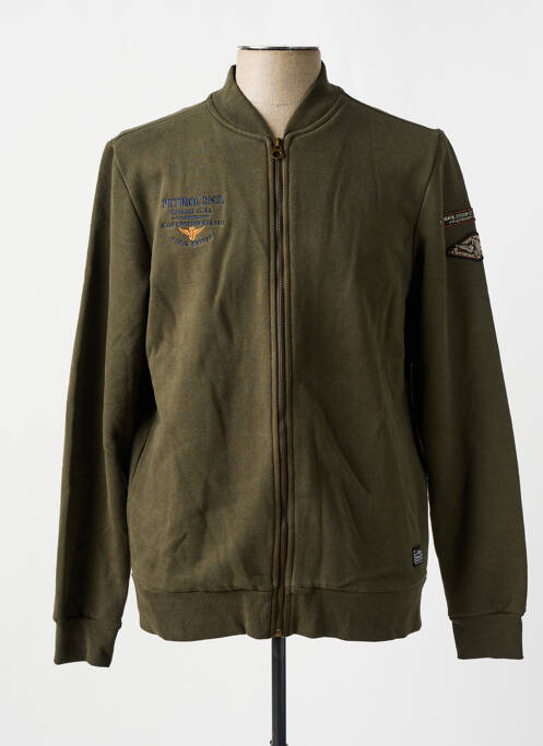 Veste casual vert PETROL INDUSTRIES pour homme