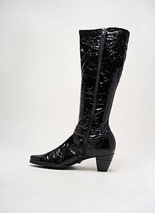 Bottes bout pointu talon de 4 à 6cm noir J.METAYER femme