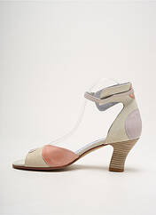Sandales/Nu pieds beige POMARES VAZQUEZ pour femme seconde vue