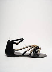 Sandales/Nu pieds noir ILARIO FERUCCI pour femme seconde vue