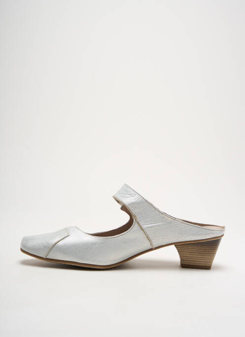 Mules/Sabots argent DORKING pour femme