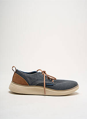 Baskets bout rond bout rond bleu SKECHERS homme