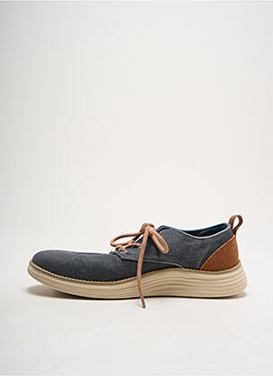 Baskets bout rond bout rond bleu SKECHERS homme