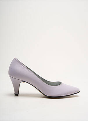 Escarpins tissage satiné talon de 4 à 6cm violet ARBELL femme