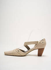 Escarpins beige FUGITIVE BY FRANCESCO ROSSI pour femme seconde vue