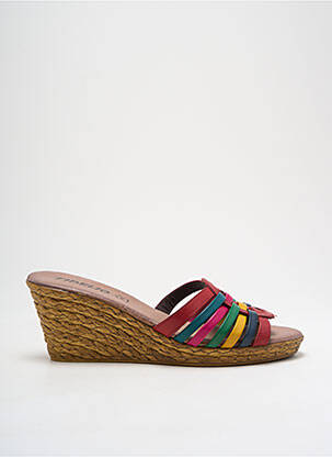 Mules/Sabots rouge FIDELIO pour femme