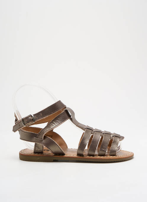 Spartiates marron BOPY pour fille