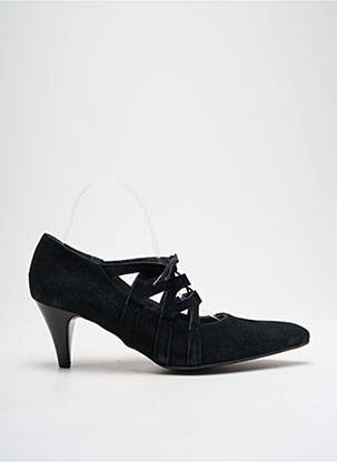 Escarpins nubuck talon de 4 à 6cm noir MONDRIE femme