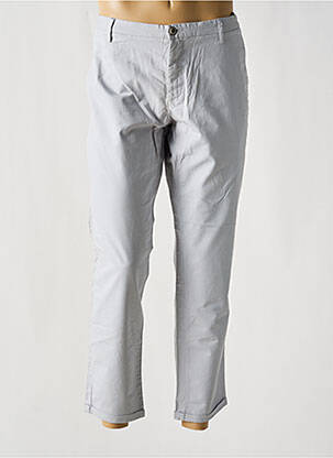 Pantalon chino tissage popeline taille normale gris AT.P.CO homme