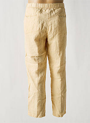 Pantalon chino fermeture zippée sous rabat boutonné taille haute beige AT.P.CO femme