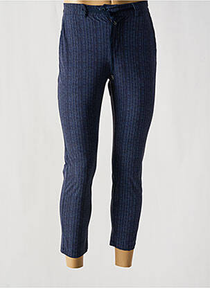 Pantalon 7/8 taille haute taille haute bleu DISTRETTO 12 homme