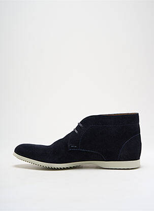 Bottines/boots nubuck bout rond bleu HUGO BOSS homme